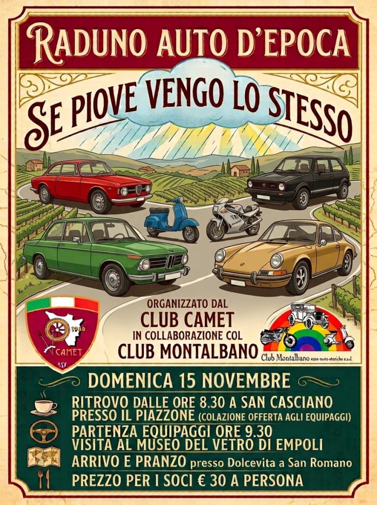 15 Novembre " se piove vengo lo stesso !!! " - 15ma edizione 1 Se piove vengo lo stesso 2027