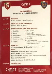 CAMET 10 RADUNO FRANCIGENA 2026 24 Maggio RETRO